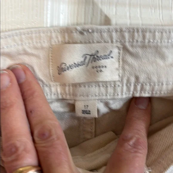 Tan Flare Wide-Leg Jeans with Relaxed Fit - Picture 2 of 5